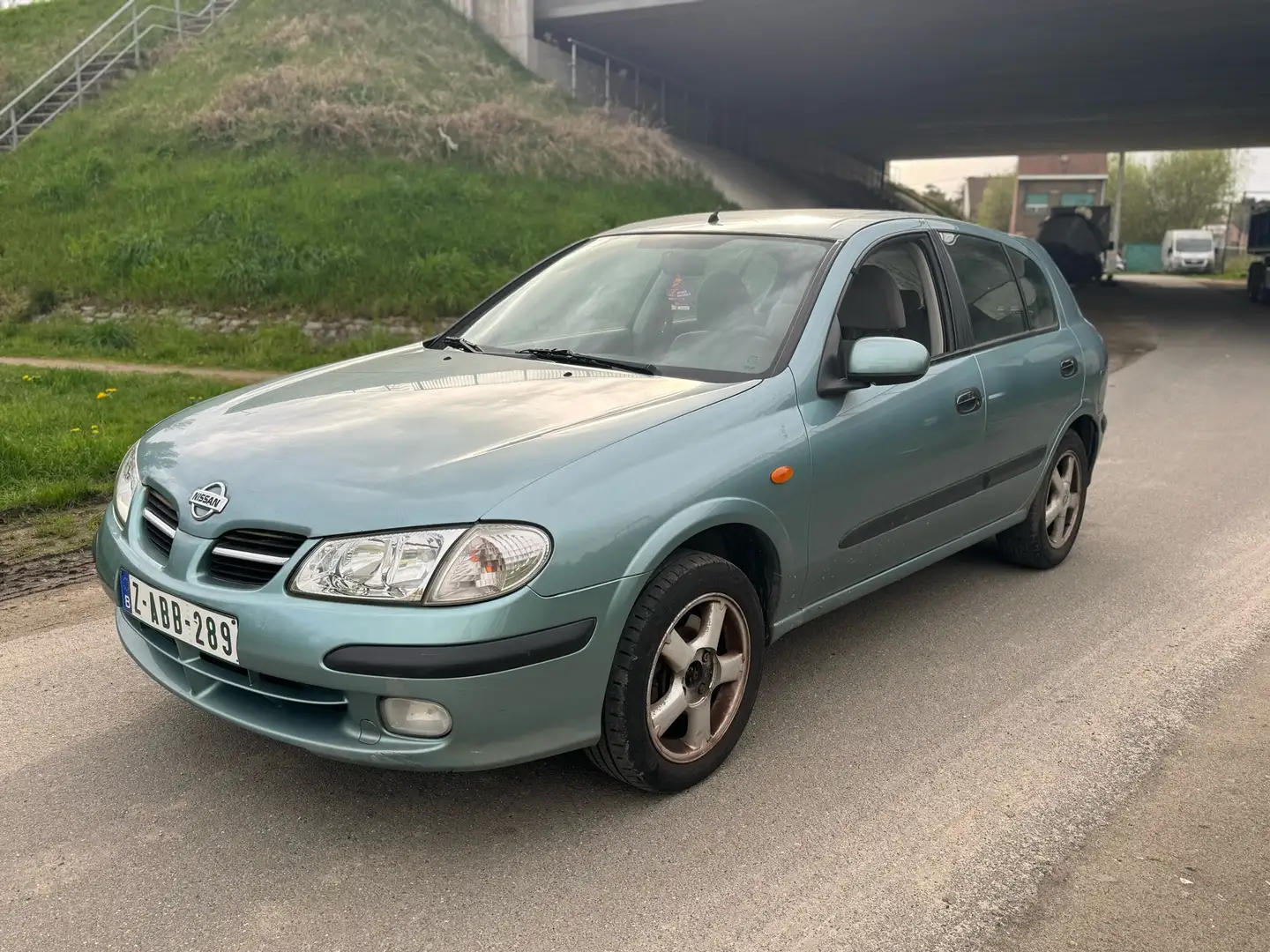 Nissan Almera 1.5i 16v BENZINE AIRCO start drive good Zöld - 1