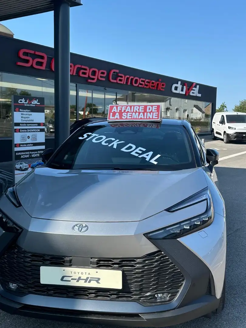 Toyota C-HR 🔥HYBRIDE LE TOP✅GRIS CLAIRE OU FONCÉ TOIT NO Grigio - 2