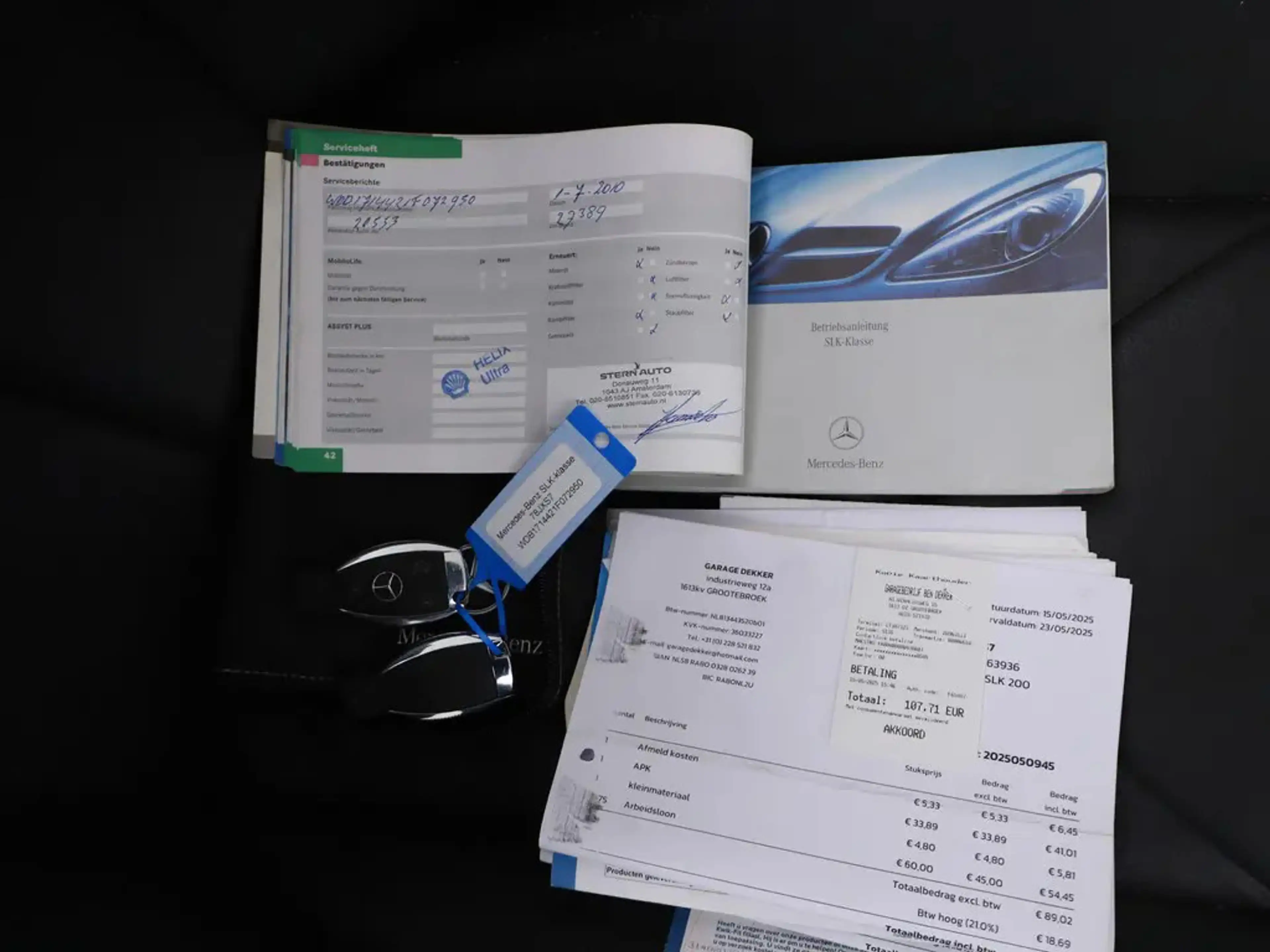Mercedes-Benz SLK 200 K. Automaat | Navi | Winterpakket | Leder  05-2005 — photo 19