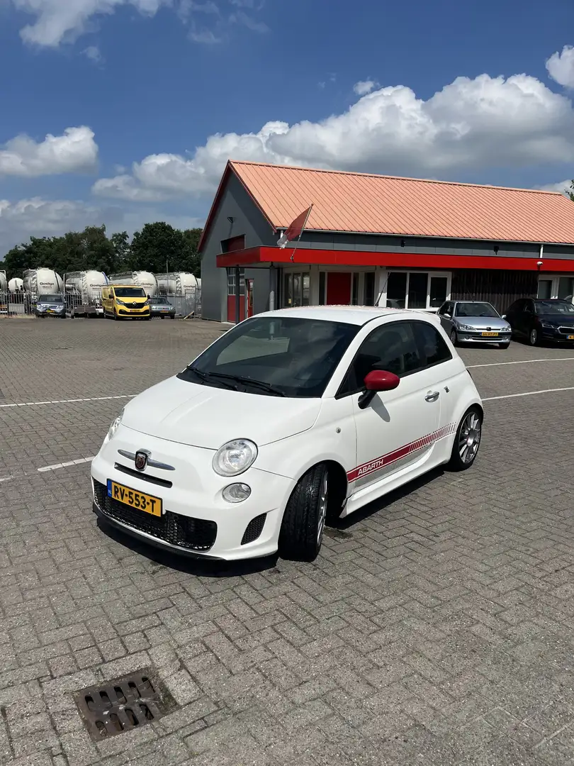 Fiat 500 Abarth 1.4-16V 250 pk 380nm sportstoelen gtech uitlaat Білий - 2