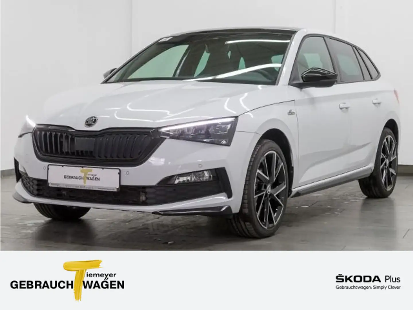 Skoda Scala 1.5 TSI DSG MONTE CARLO VIRTUAL PANO AHK Weiß - 1