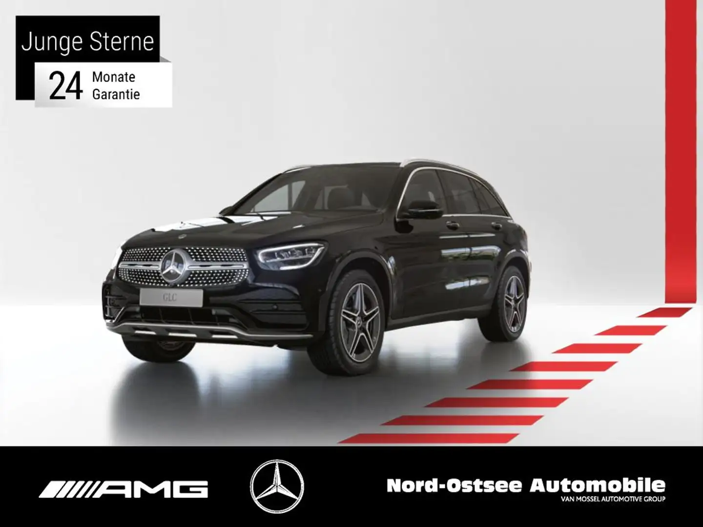 Mercedes-Benz GLC 300 e 4M AMG HUD PANO AHK PARKPAKET LED DAB Nero - 1