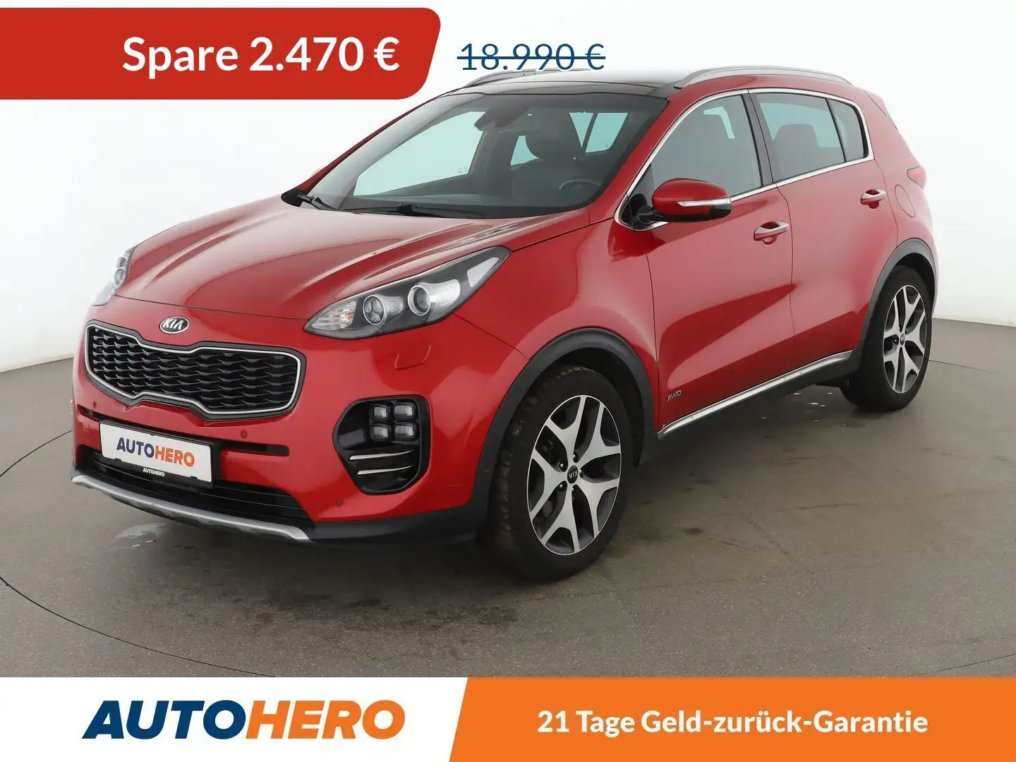 Kia Sportage 1.6 TGDI GT Line 4WD Aut*NAVI*XENON*TEMPO*CAM*SHZ* Rot - 1