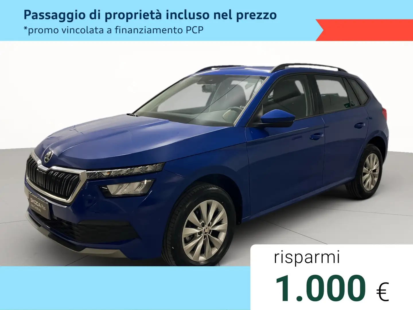Skoda Kamiq 1.0 g-tech Ambition 90 CV Blu/Azzurro - 1