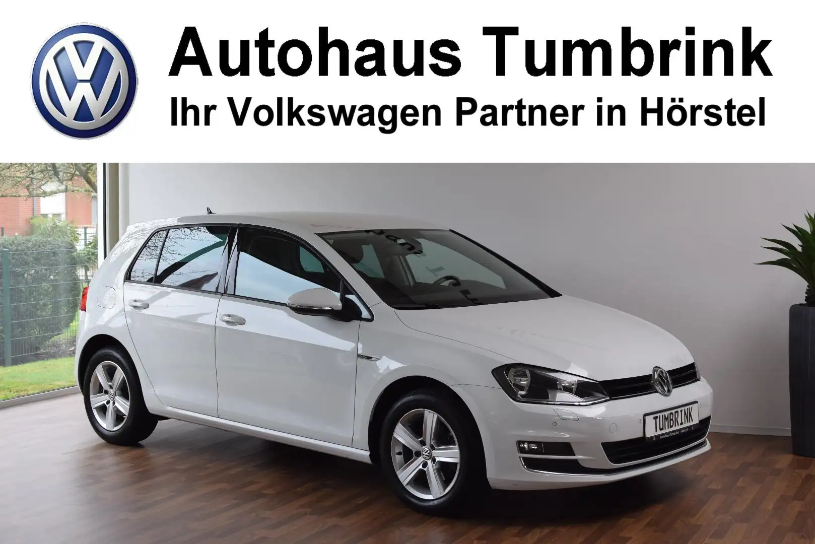 Volkswagen Golf LOUNGE TDI Navi GJR Blanc - 1