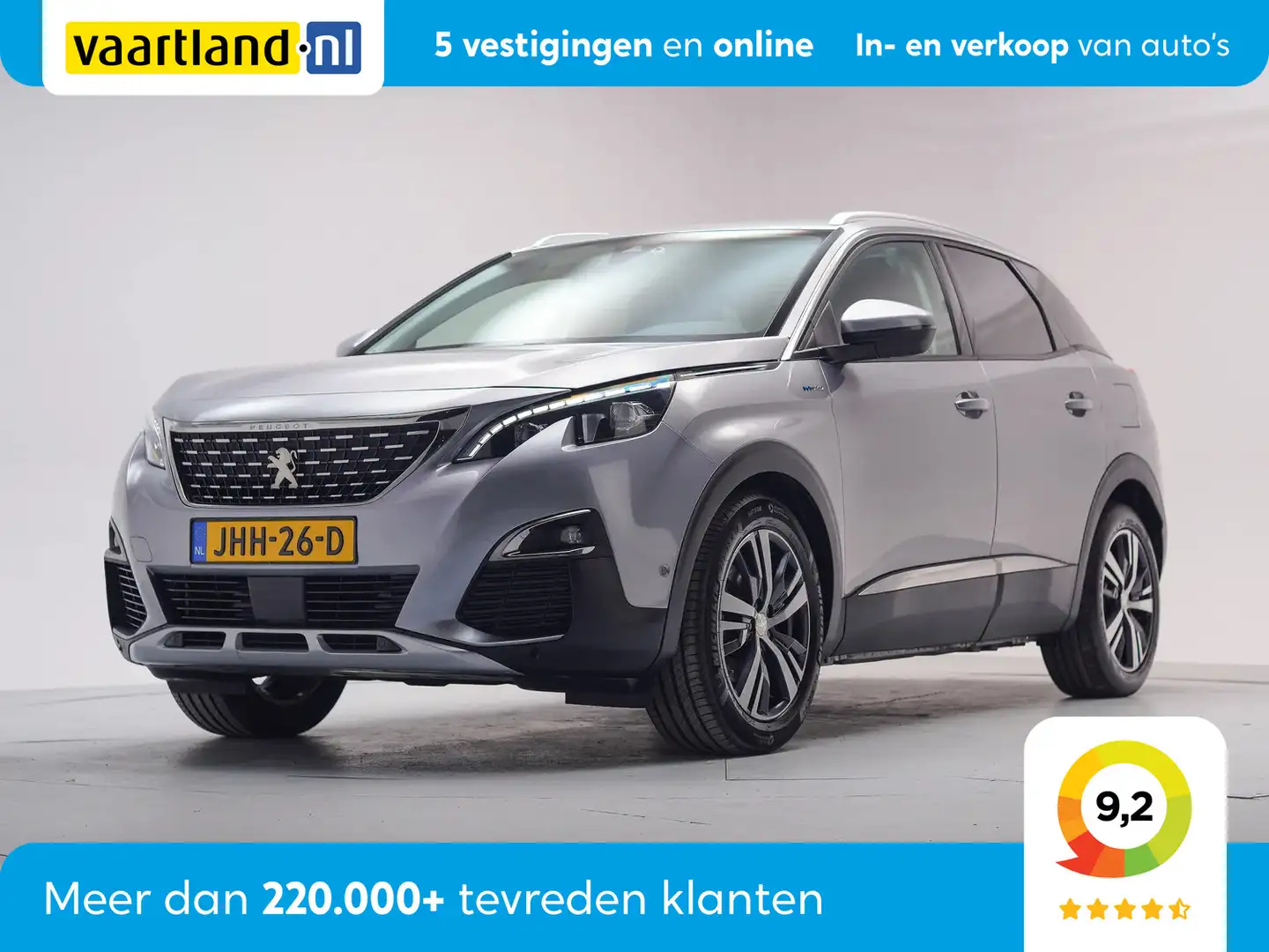 Peugeot 3008 1.6 Plug-in Hybrid 225 Allure [ LED Navi Camera Ha Grijs - 1