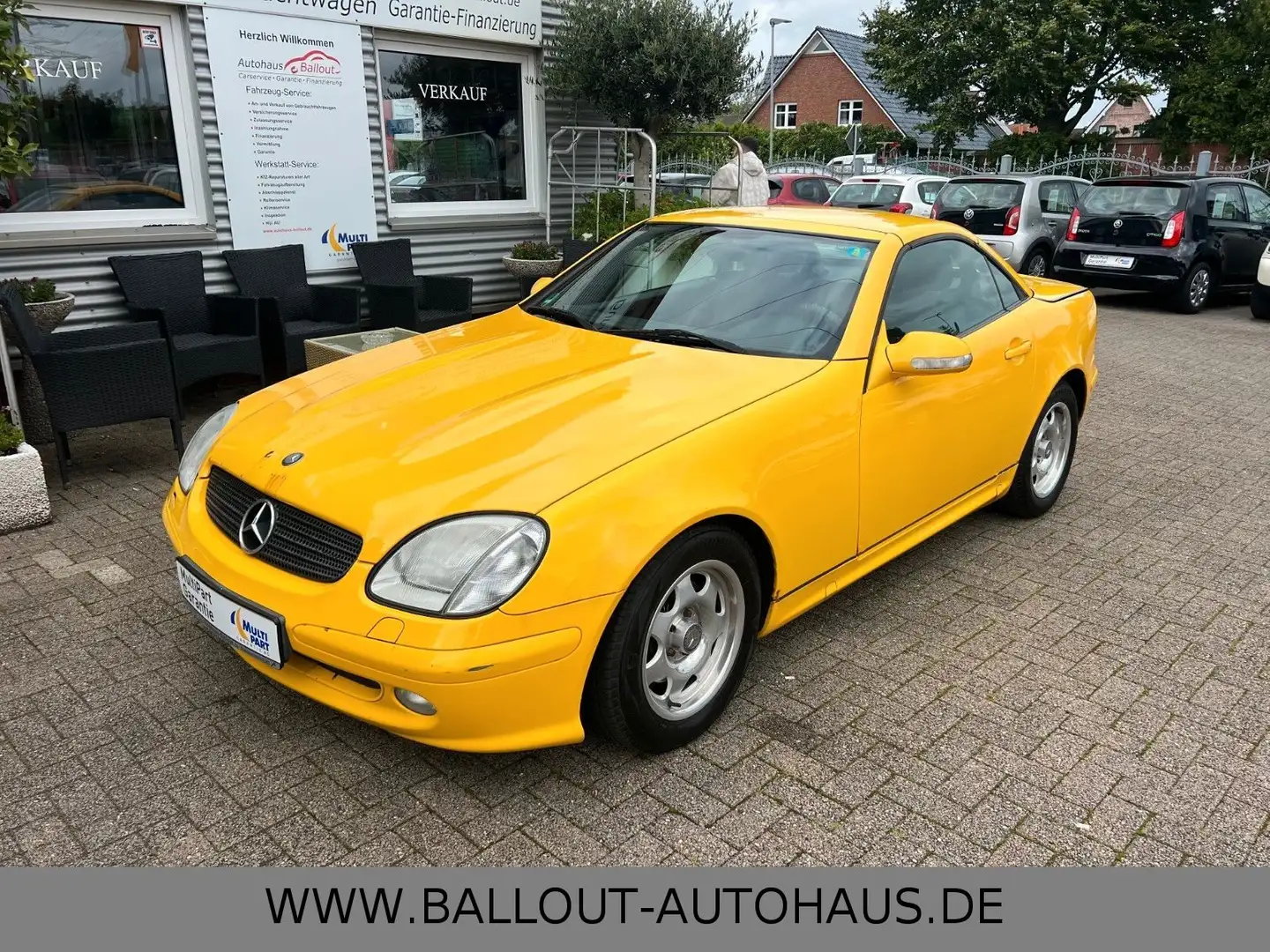 Mercedes-Benz SLK 200 Kompressor  *2.HAND*TÜV 09-2024*EXPORT* Yellow - 2