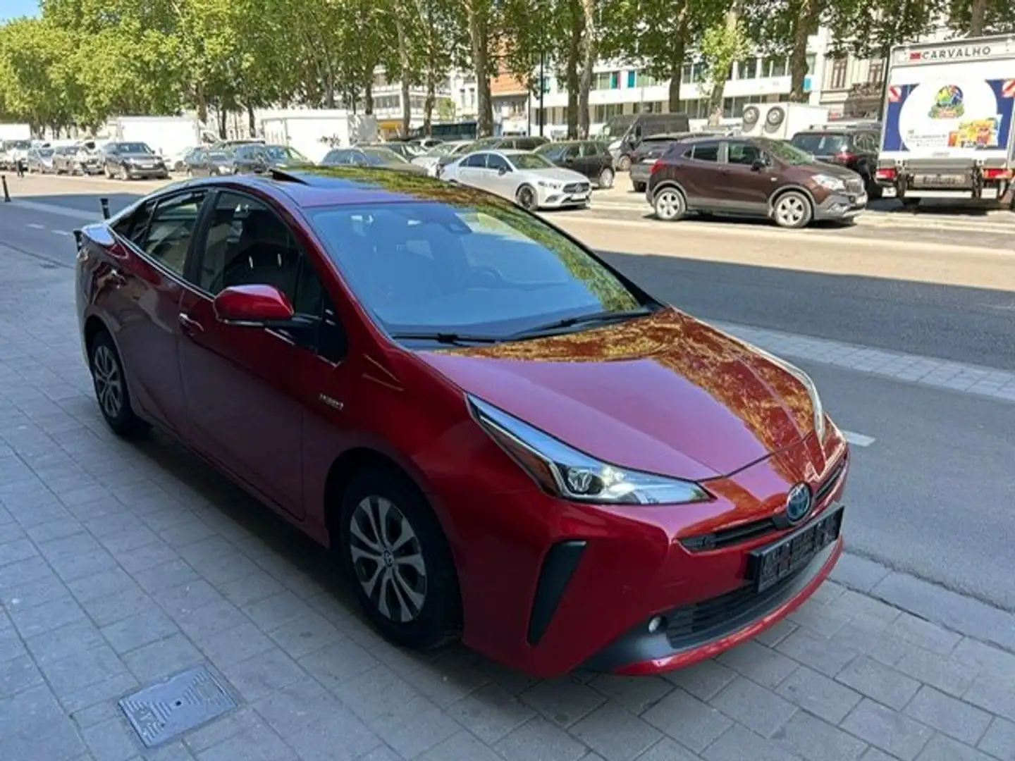 Toyota Prius 1.8i VVT-i PHEV JBL 5pl. CVT(EU6.2) Rouge - 2
