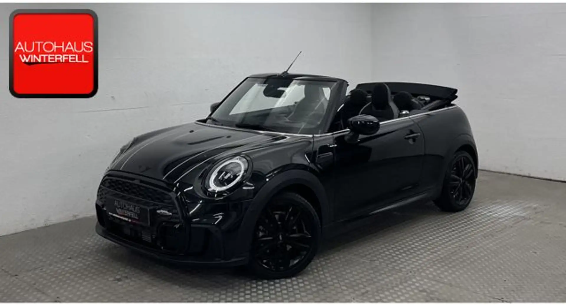MINI Cooper Cabrio John Works Trim HUD+KAMERA+ Schwarz - 1