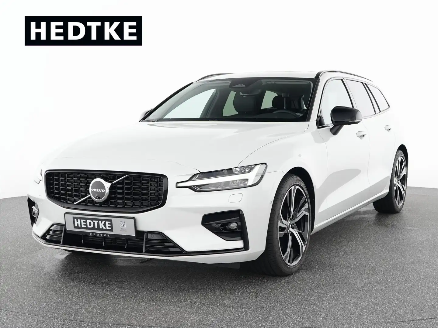 Volvo V60 B4 Diesel Plus Dark 19"+AHK+PANO+STANDHZ+360 Weiß - 1