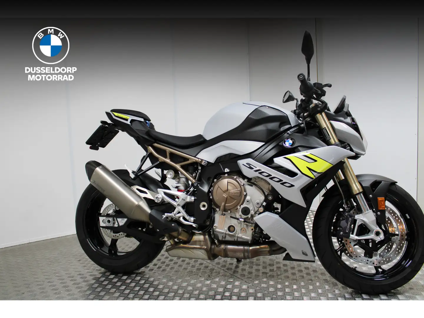 BMW S 1000 R Hockenheim silver metallic Akrapovic BTW Voertuig Grijs - 1