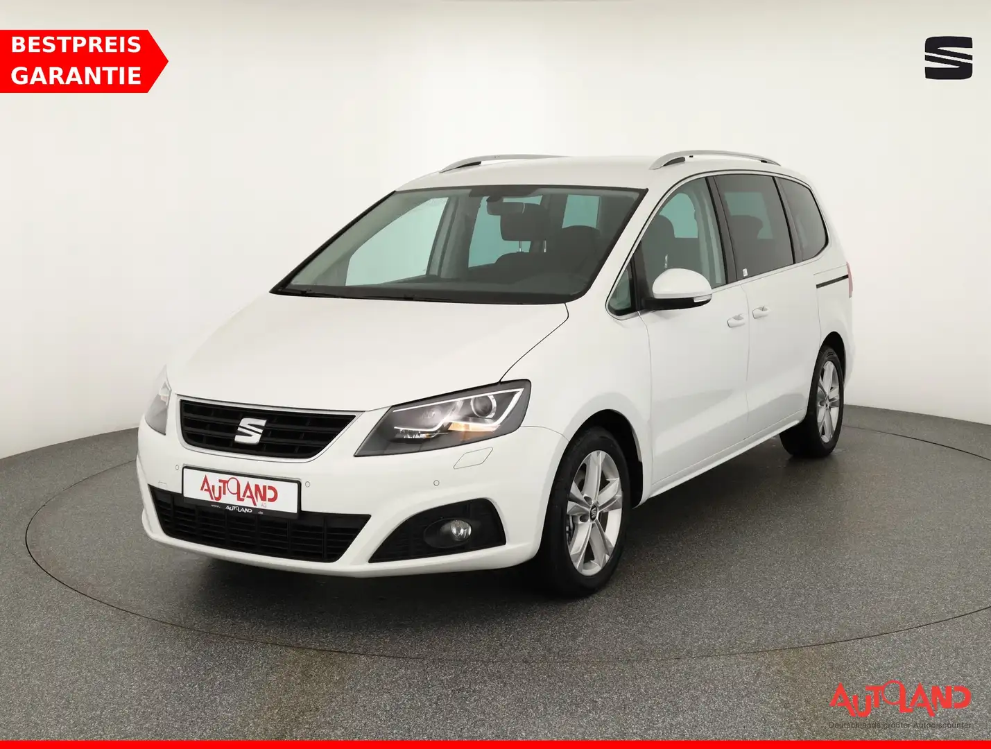 SEAT Alhambra 2.0 TDI DSG Style Bi-Xenon Navi 7-Sitze Weiß - 1