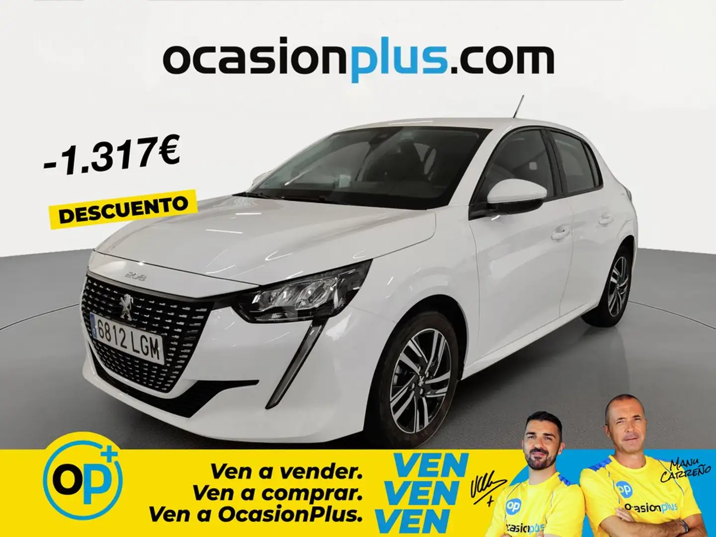 Peugeot 208 1.5 BlueHDi S&S Allure 100 Blanco - 1