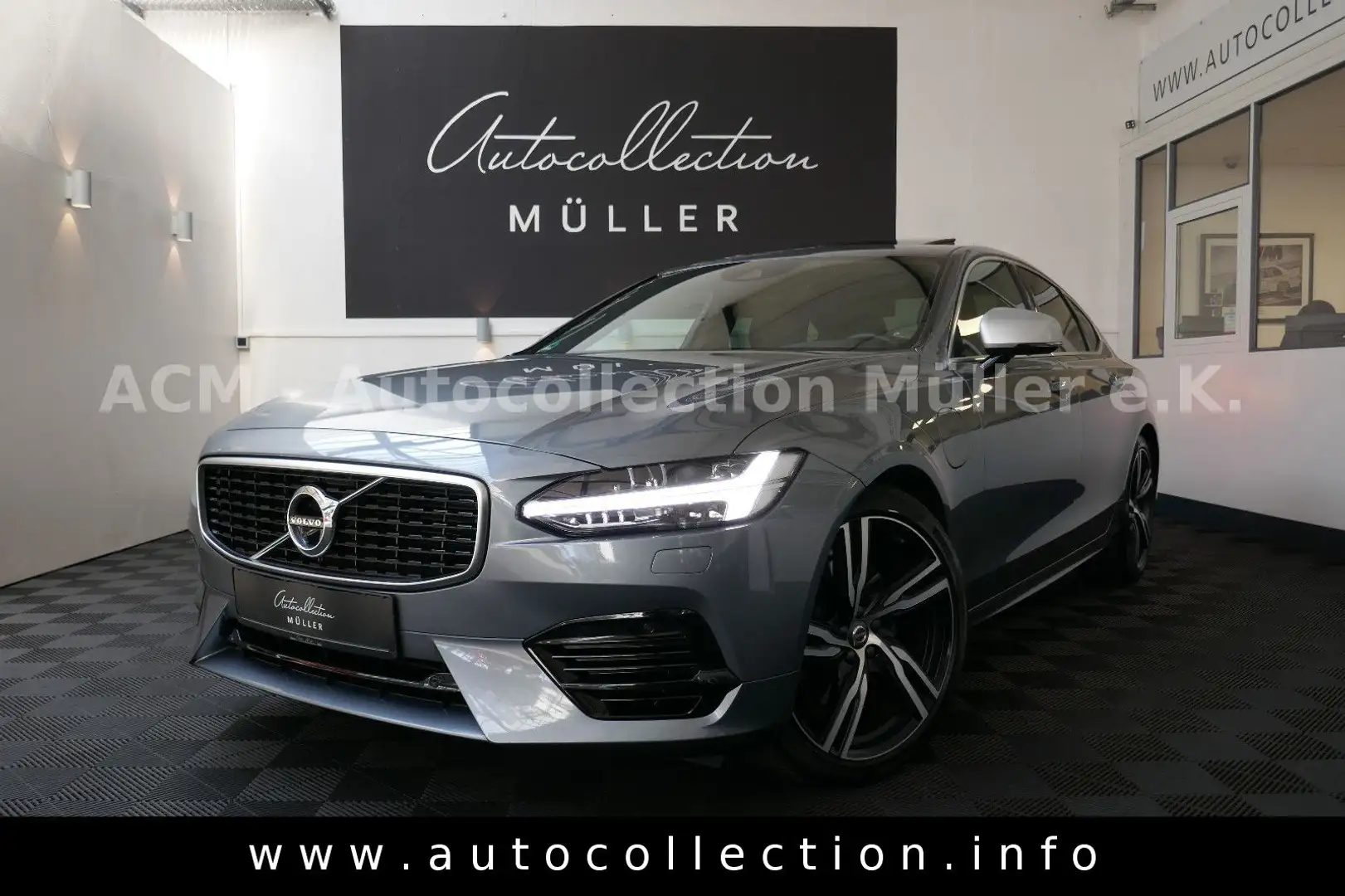 Volvo S90 R Design *AWD*SSD*AHK*HeadUp*Virtuell* Gri - 1