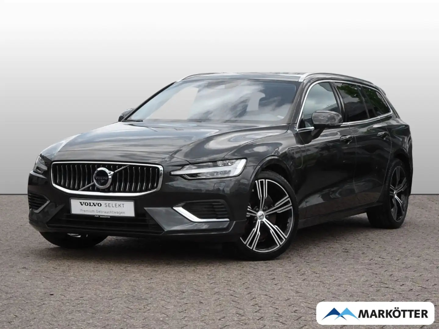 Volvo V60 T8 Plus Bright Recharge AWD/AHK/360°CAM/ Grau - 1