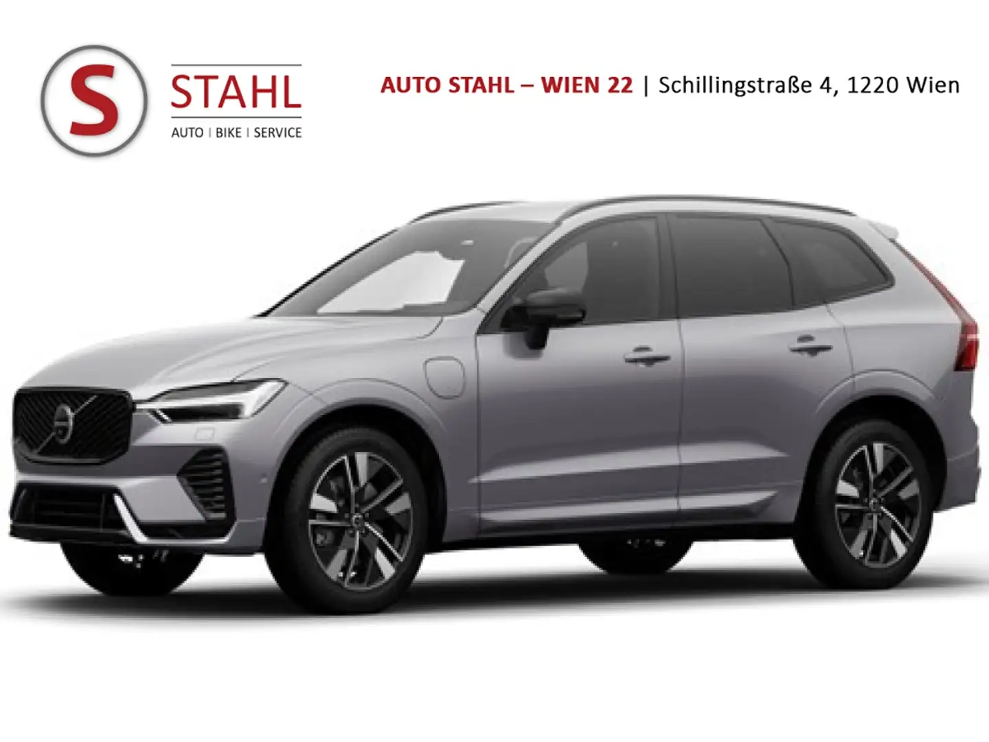 Volvo XC60 T6 AWD PHEV 18,8kWh Plus Dark Aut. | Stahl Wien 22 Silber - 1