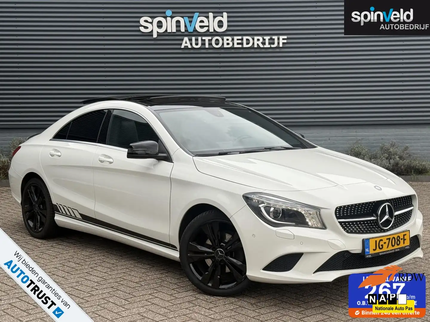 Mercedes-Benz CLA 180 Prestige BJ`14 Schuifdak Navi Cruise Blanc - 1