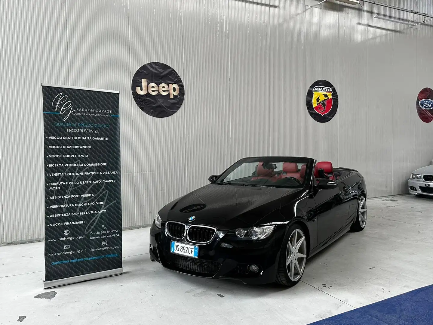 BMW 335 Serie 3 E93 Cabrio 335i Cabrio Msport 306cv Nero - 2