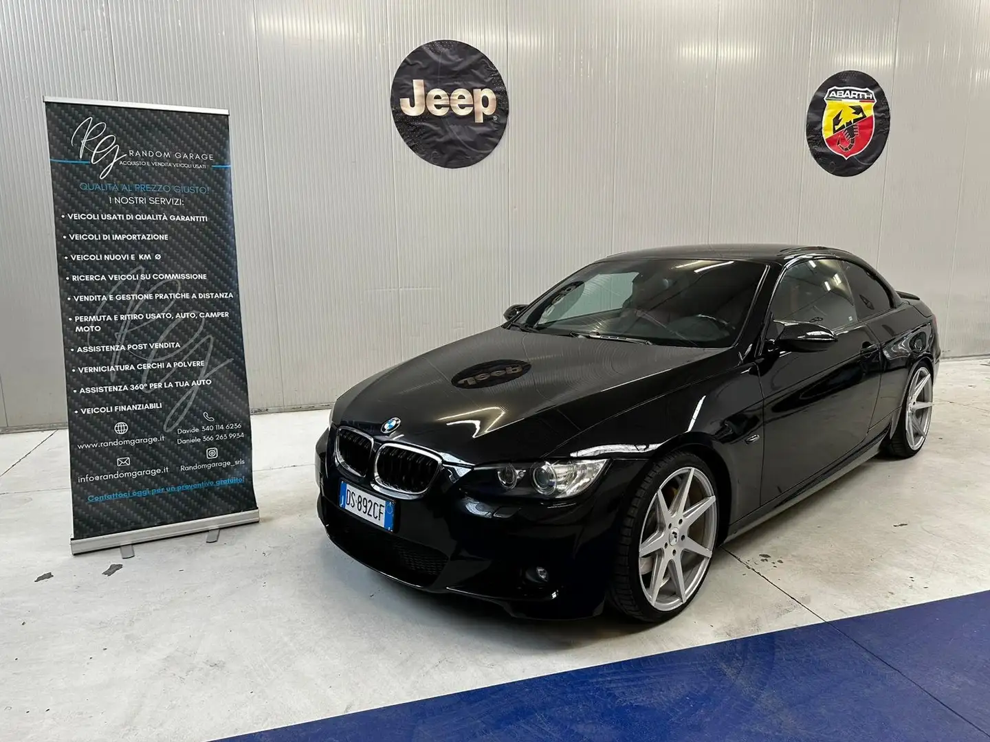 BMW 335 Serie 3 E93 Cabrio 335i Cabrio Msport 306cv Nero - 1