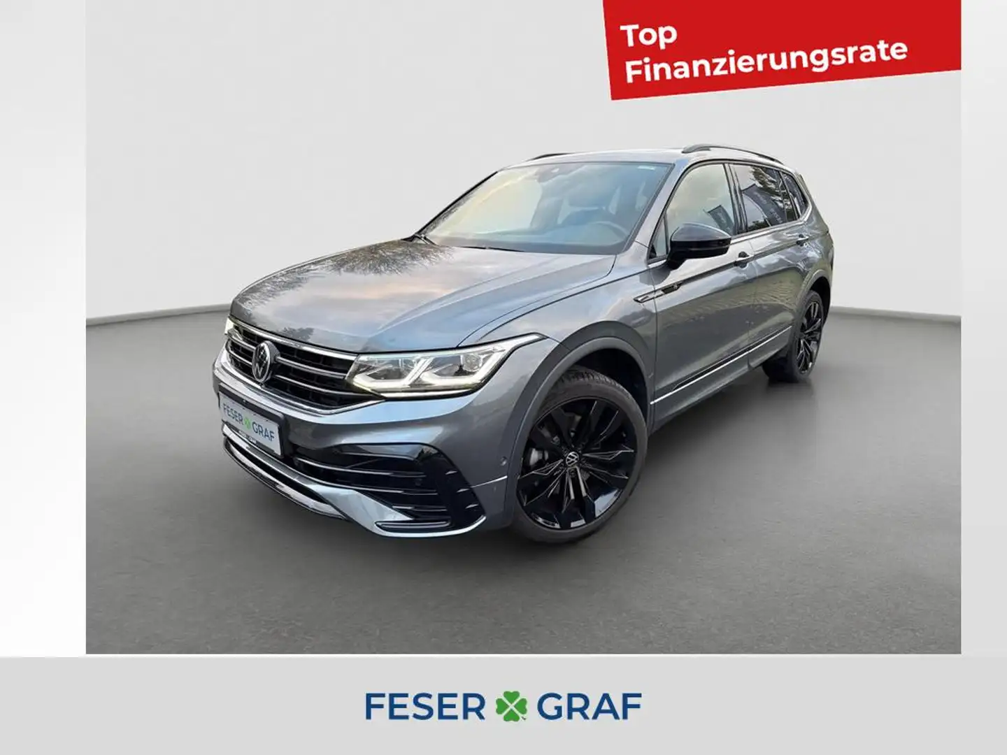 Volkswagen Tiguan Allspace R-Line 2.0 TDI 7-Sitze AHK Pano Grau - 1
