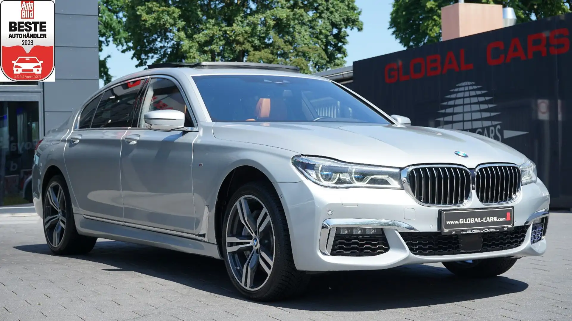 BMW 750 d L*LONG*4-SITZER*xDRIVE*M-SPORT*SKY LOUNGE* Argento - 1