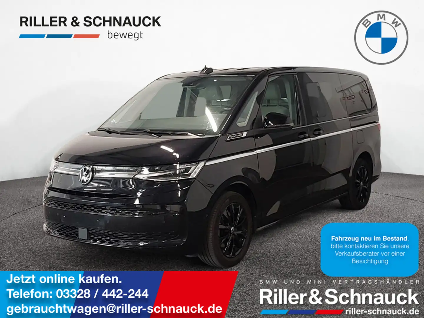 Volkswagen T7 Multivan 2.0TDI Style lang IQ-MATRIX+DISCO Schwarz - 1