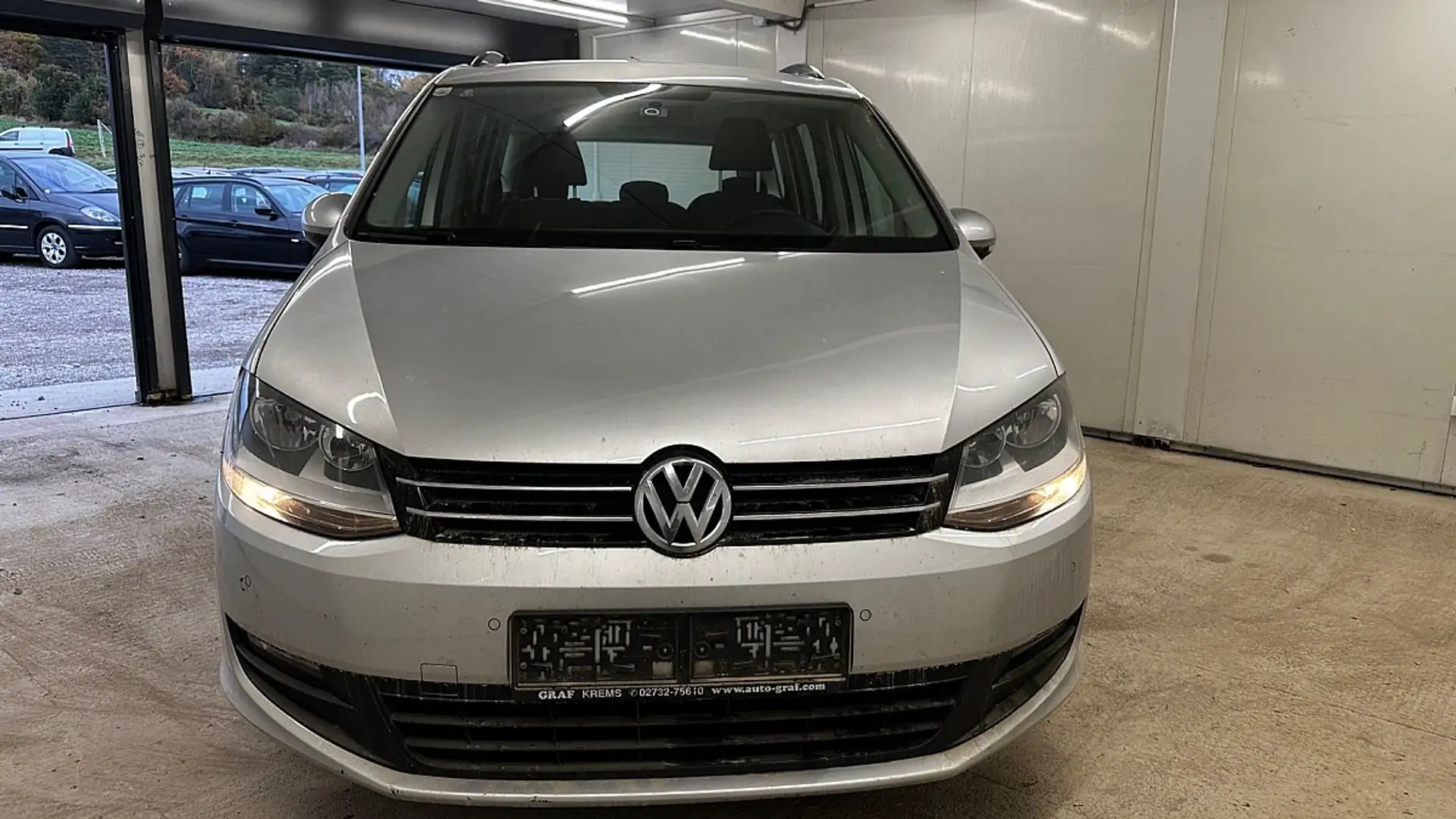 Volkswagen Sharan Trendline BMT 2,0 TDI DSG Gris - 1