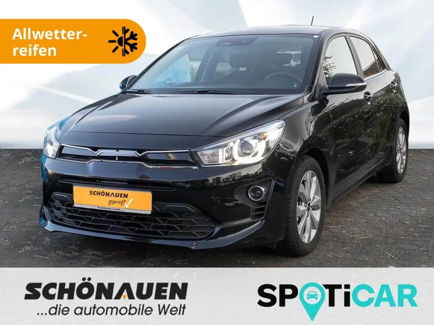 Kia Rio 1.0 T 100 DCT Spirit STD +ALLW+L/SHZ+RFK+ Black - 1