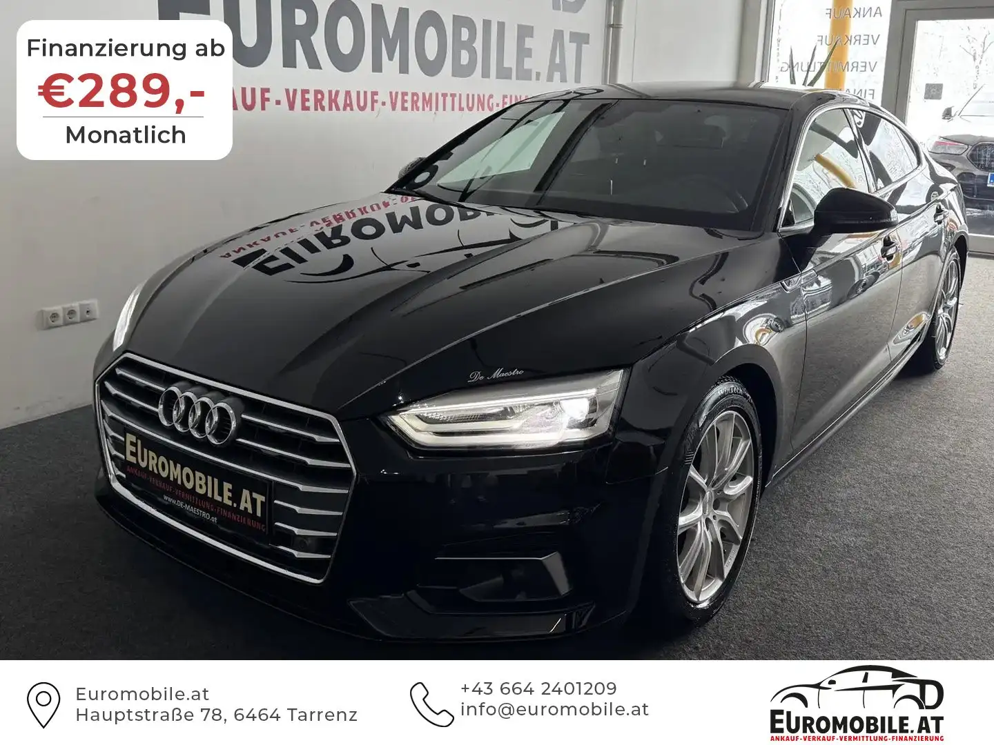 Audi A5 40 TDI Sport S-LINE *RFK*LED*TOTW.* Schwarz - 1