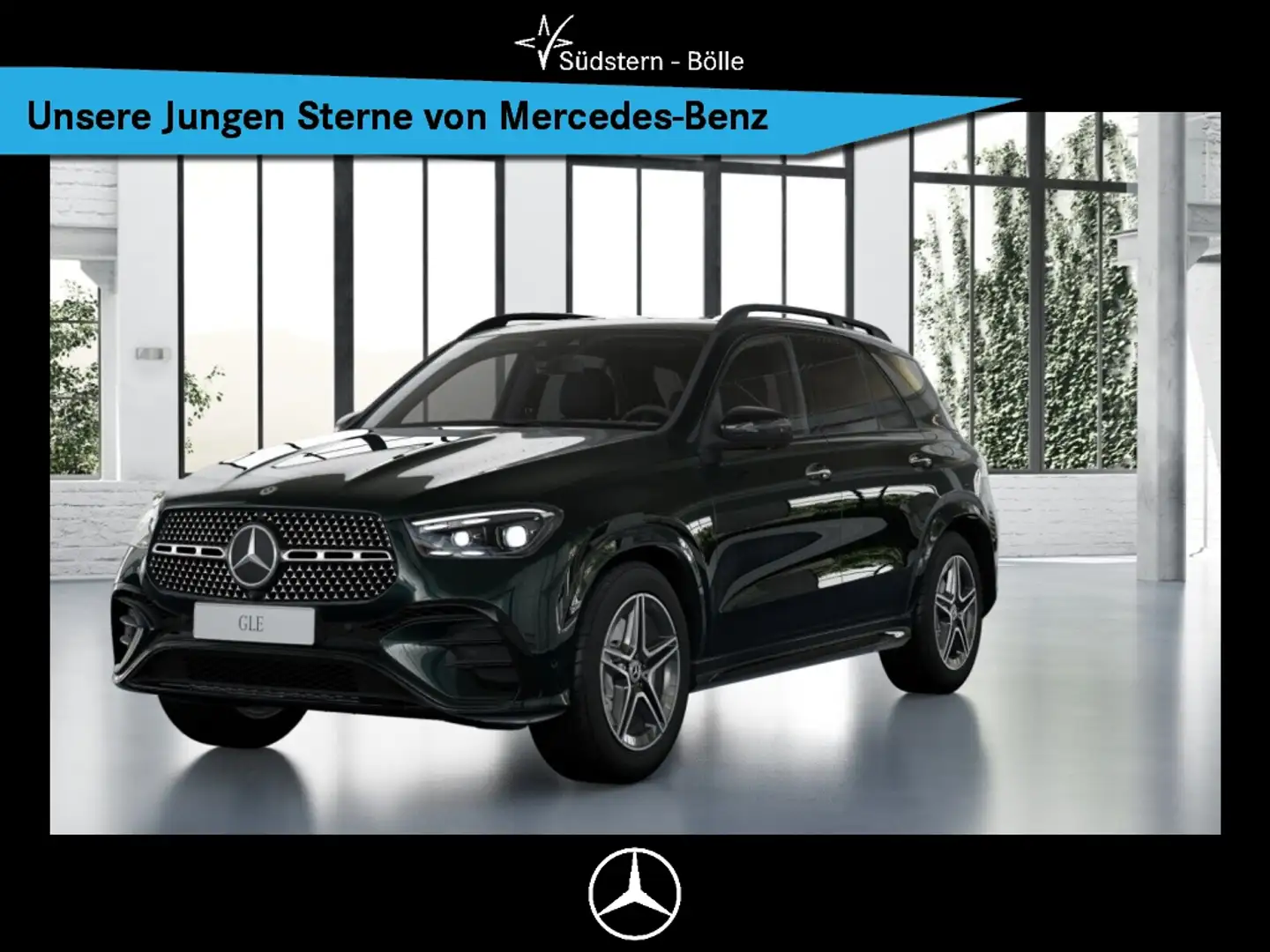 Mercedes-Benz GLE 350 de 4M  AMG-ADV.PLUS+AHK+PANO+AIRM.+BURM. Grün - 1