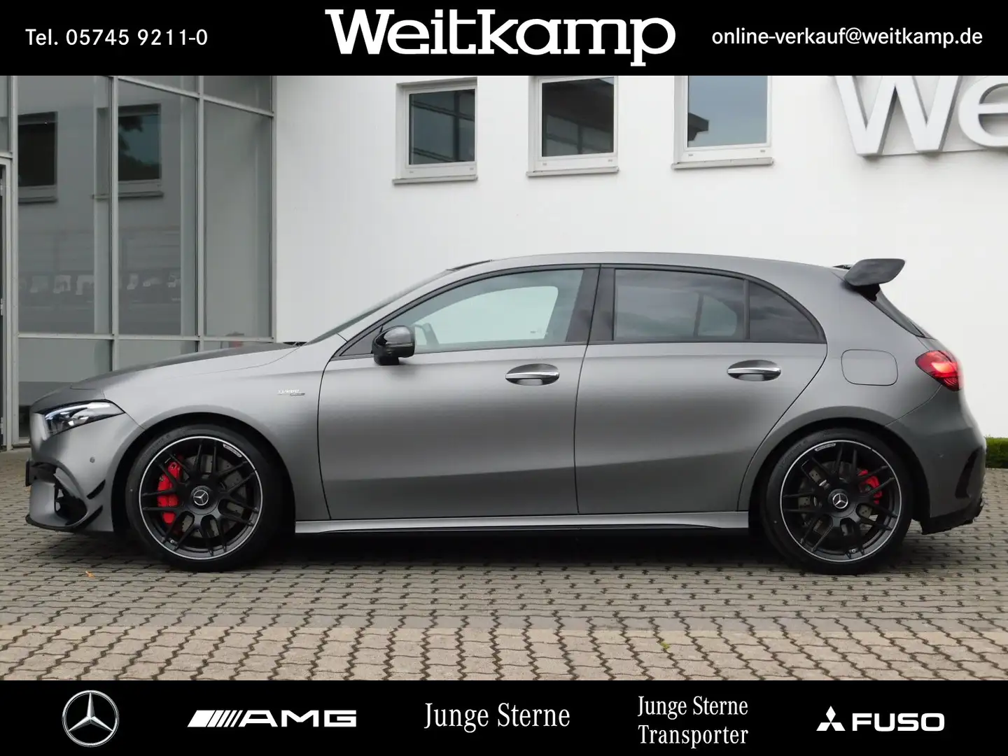 Mercedes-Benz A 45 AMG AMG A 45 S 4M+ Pano+Perf.Sitz+Head-Up+Aero-Paket Gris - 2