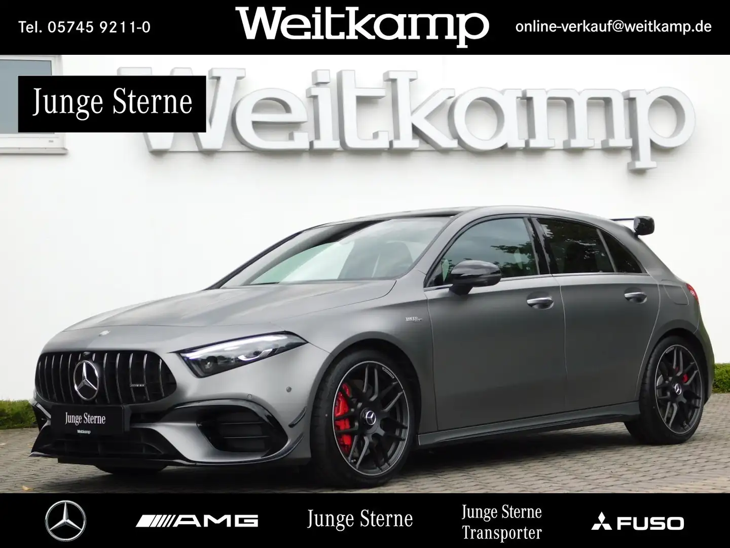 Mercedes-Benz A 45 AMG AMG A 45 S 4M+ Pano+Perf.Sitz+Head-Up+Aero-Paket Gris - 1