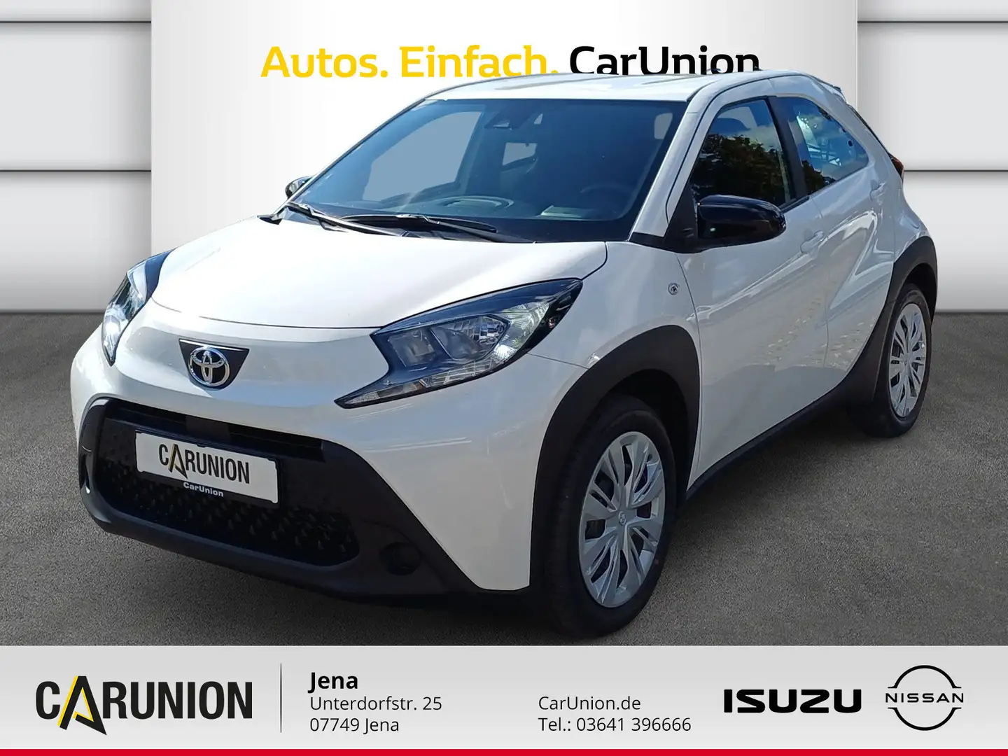 Toyota Aygo X 1,0 l Business Edition* Kamera*SHZ*Tempomat* Weiß - 1