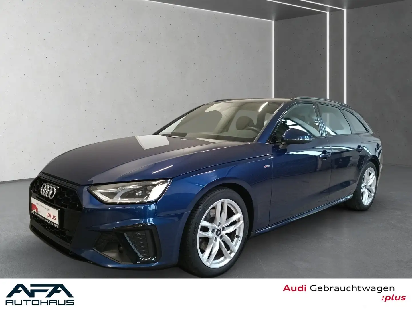 Audi A4 Avant 35 TFSI S-Line S tr. Leder*RFK*LM18*ACC Blau - 1