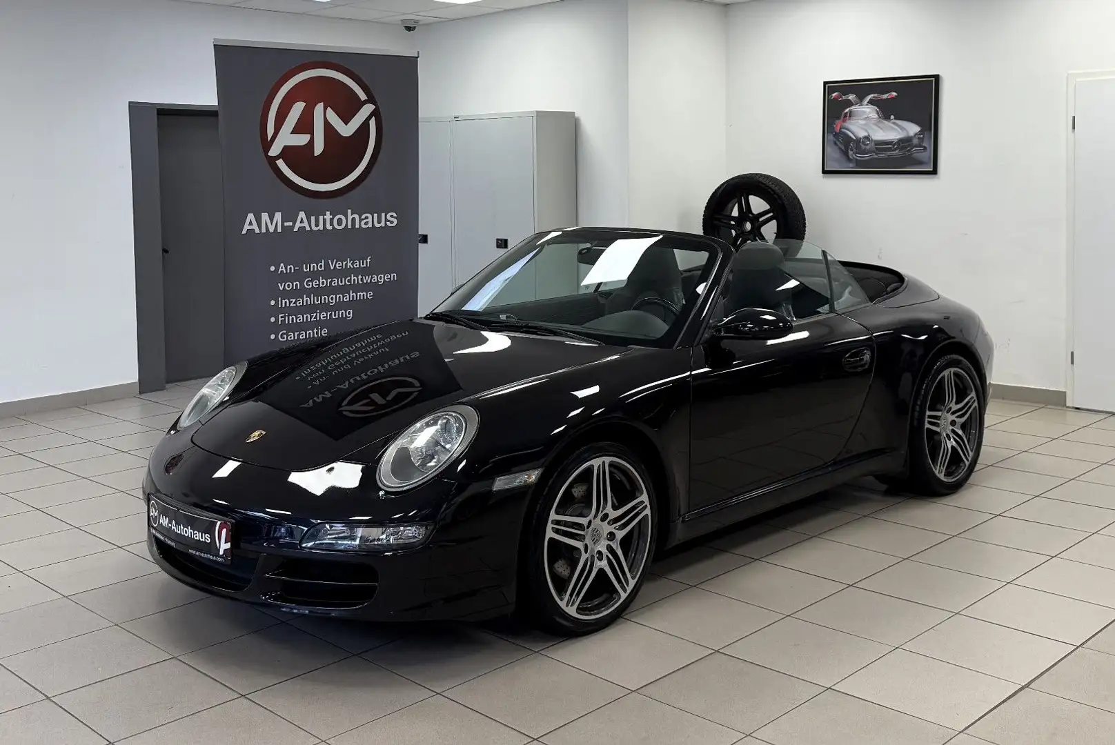 Porsche 997 Cabrio *Sportabgas*PSM*Navi*BOSE*Bi-Xenon Negru - 2