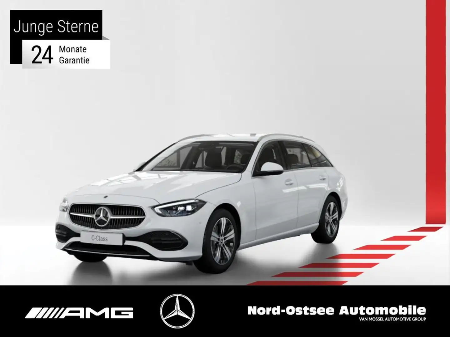 Mercedes-Benz C 200 d T AVANTGARDE ADV AHK STANDHZ TOTW KAMERA Weiß - 1