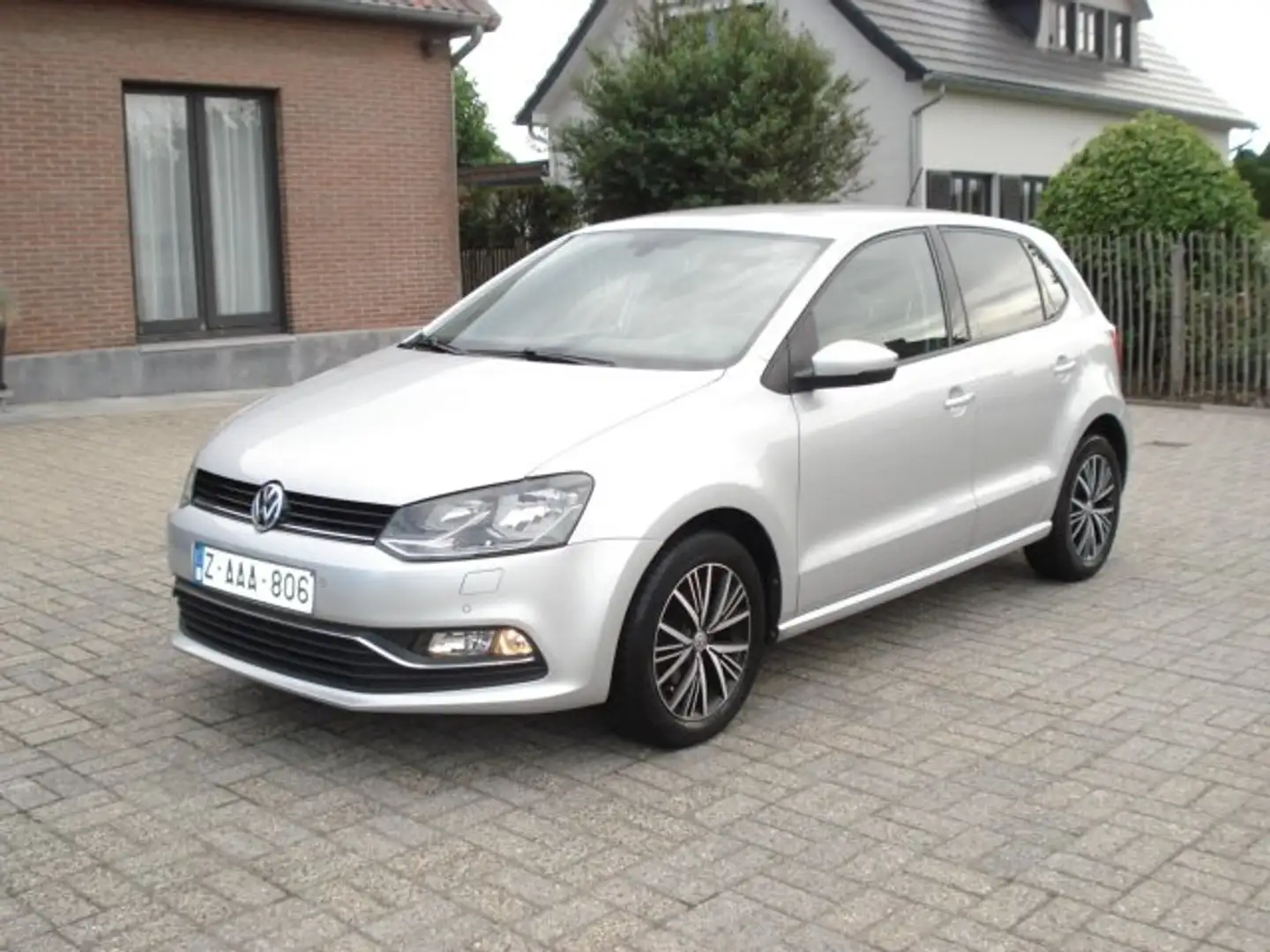 Volkswagen Polo 1.0l allstar navi verw  zetels airco pdc donk ruit Argent - 2