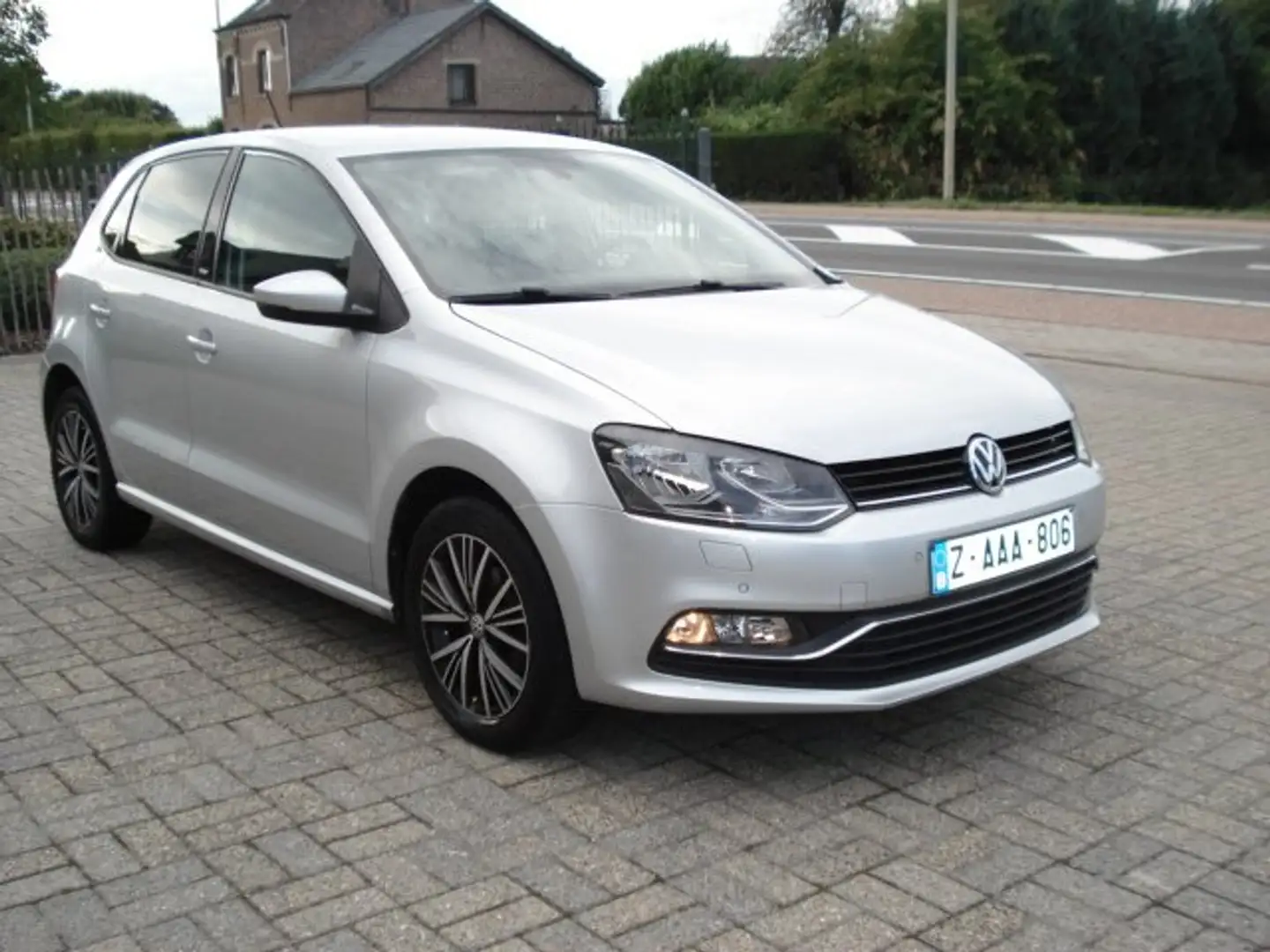 Volkswagen Polo 1.0l allstar navi verw  zetels airco pdc donk ruit Argent - 1