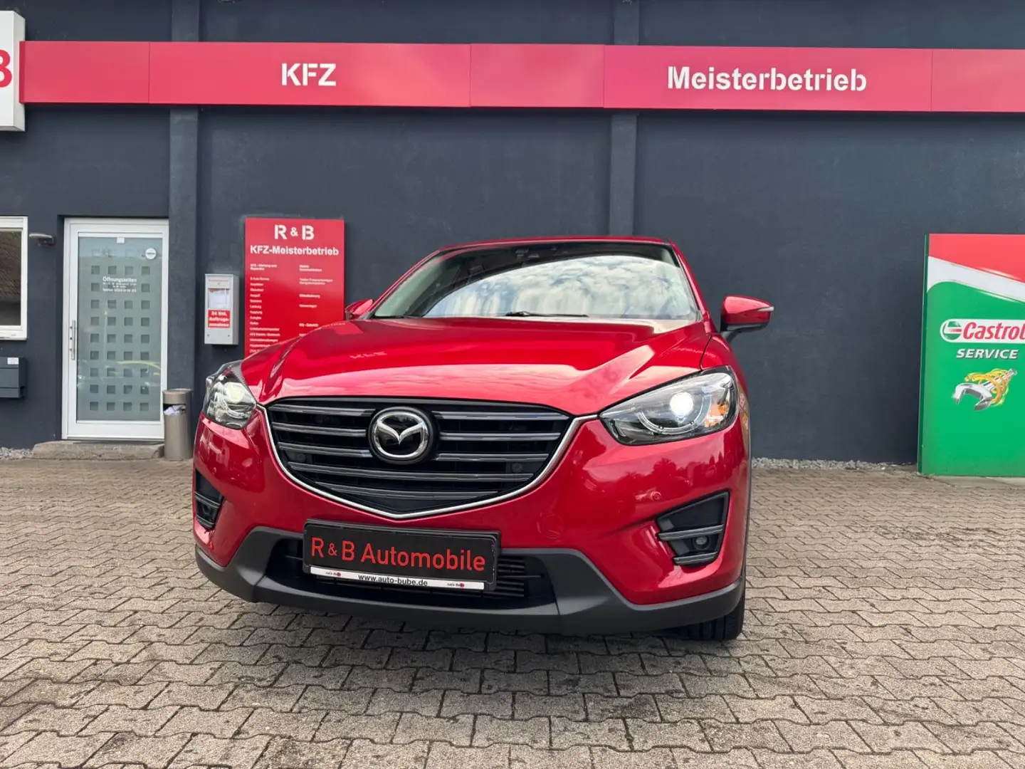 Mazda CX-5 Sports-Line AWD*RFK*Led*Navi*Leder*Mem* Rojo - 2