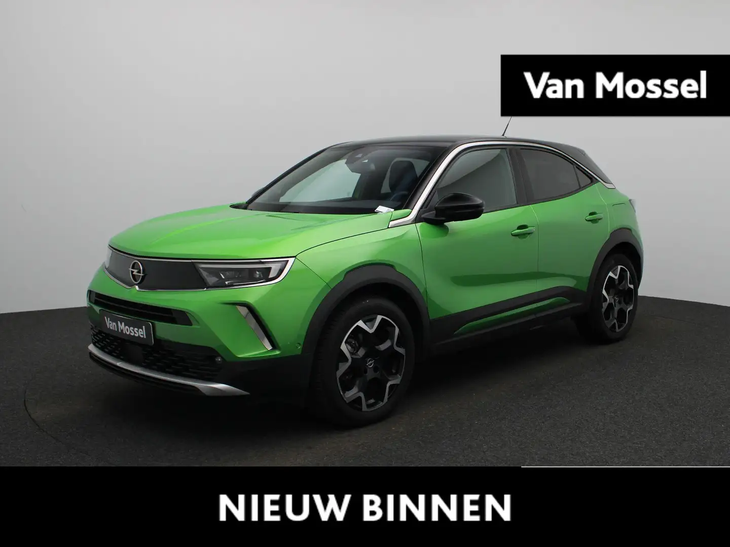 Opel Mokka-E Ultimate 50-kWh 136PK | Navigatie | 360 Graden Cam Groen - 1