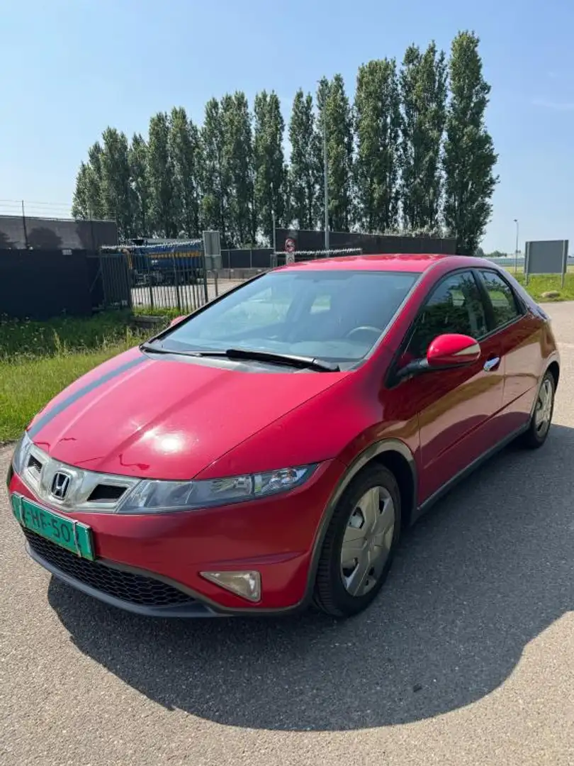 Honda Civic 1.4 Comfort 2010 5-drs|AIRCO| New APK|EXPORT Rood - 1