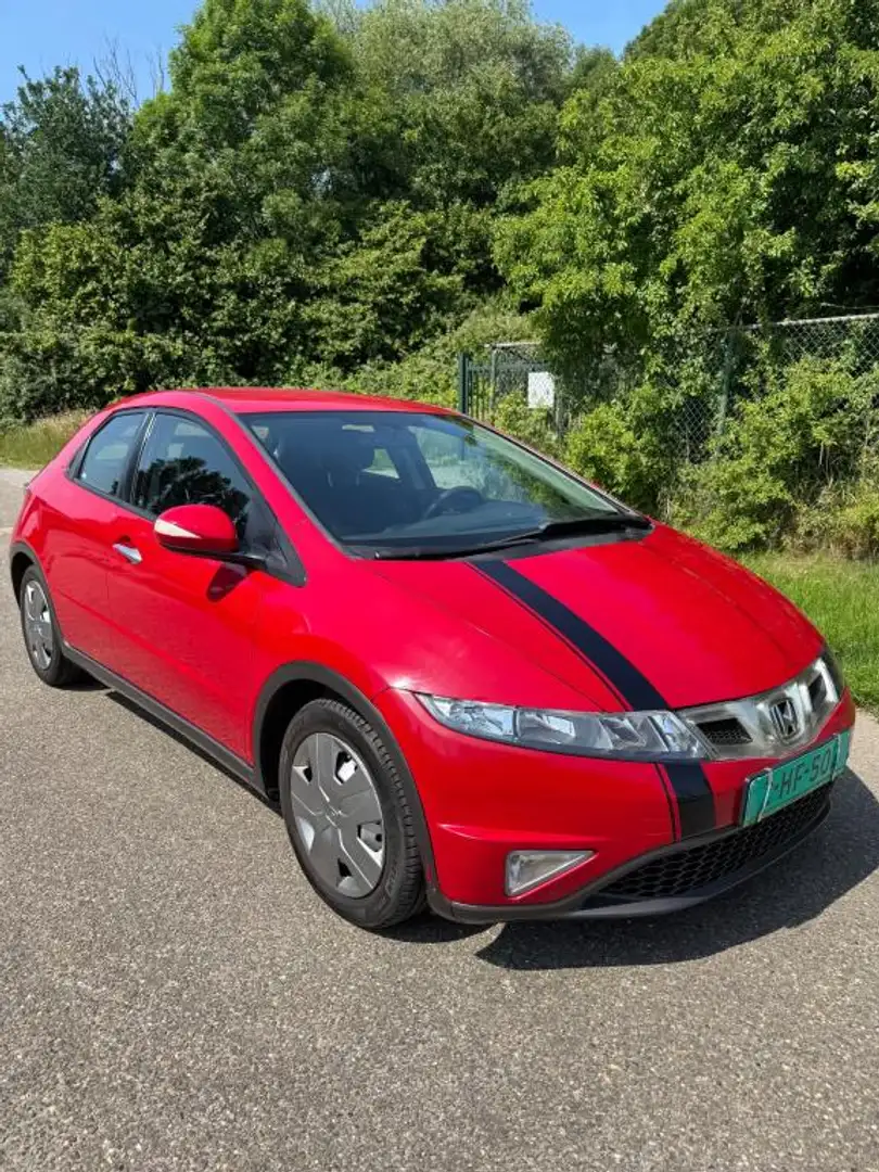 Honda Civic 1.4 Comfort 2010 5-drs|AIRCO| New APK|EXPORT Rood - 2