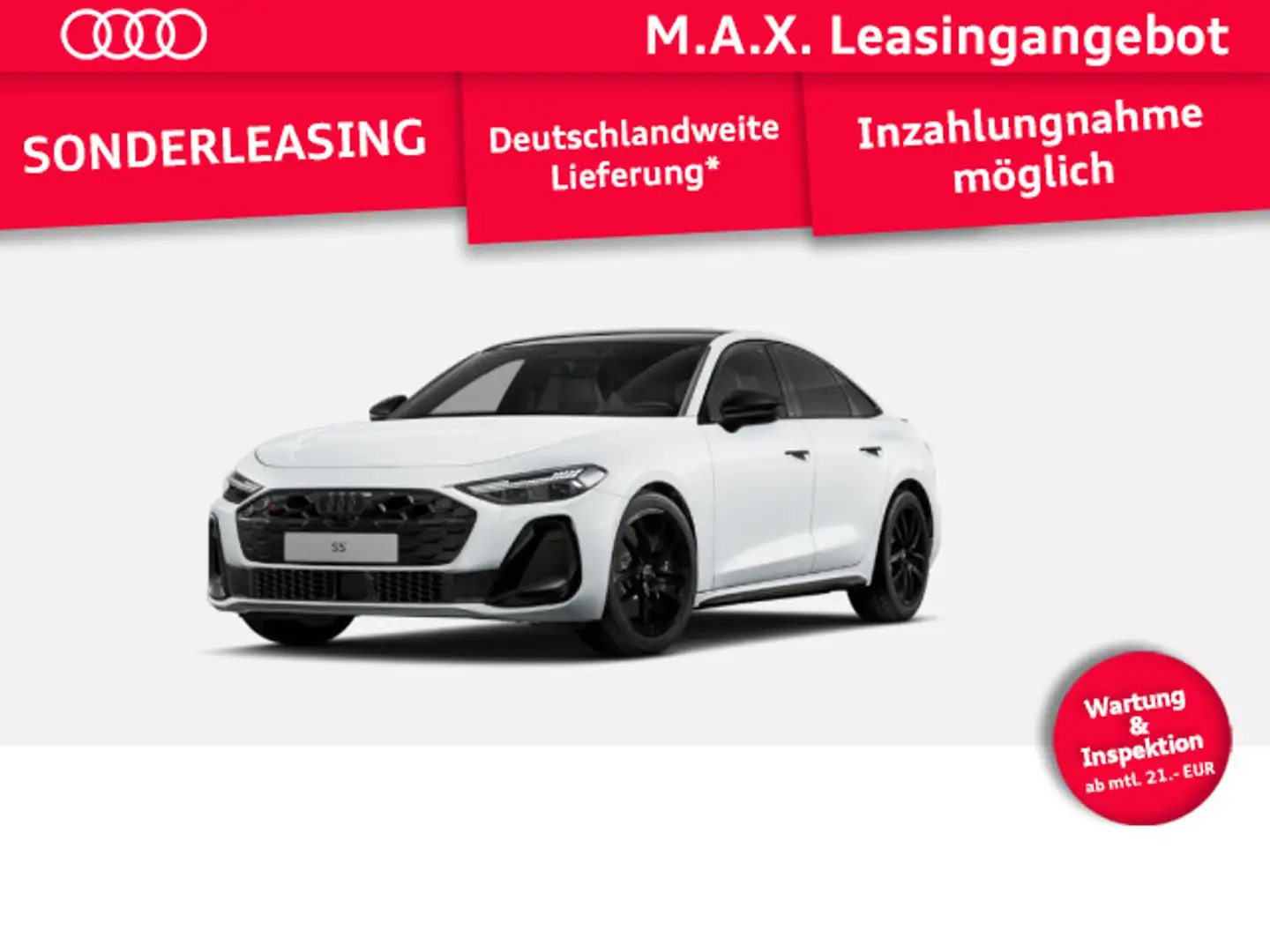 Audi TFSI quattro TECH PLUS+MATRIX+AHK+ Alb - 1