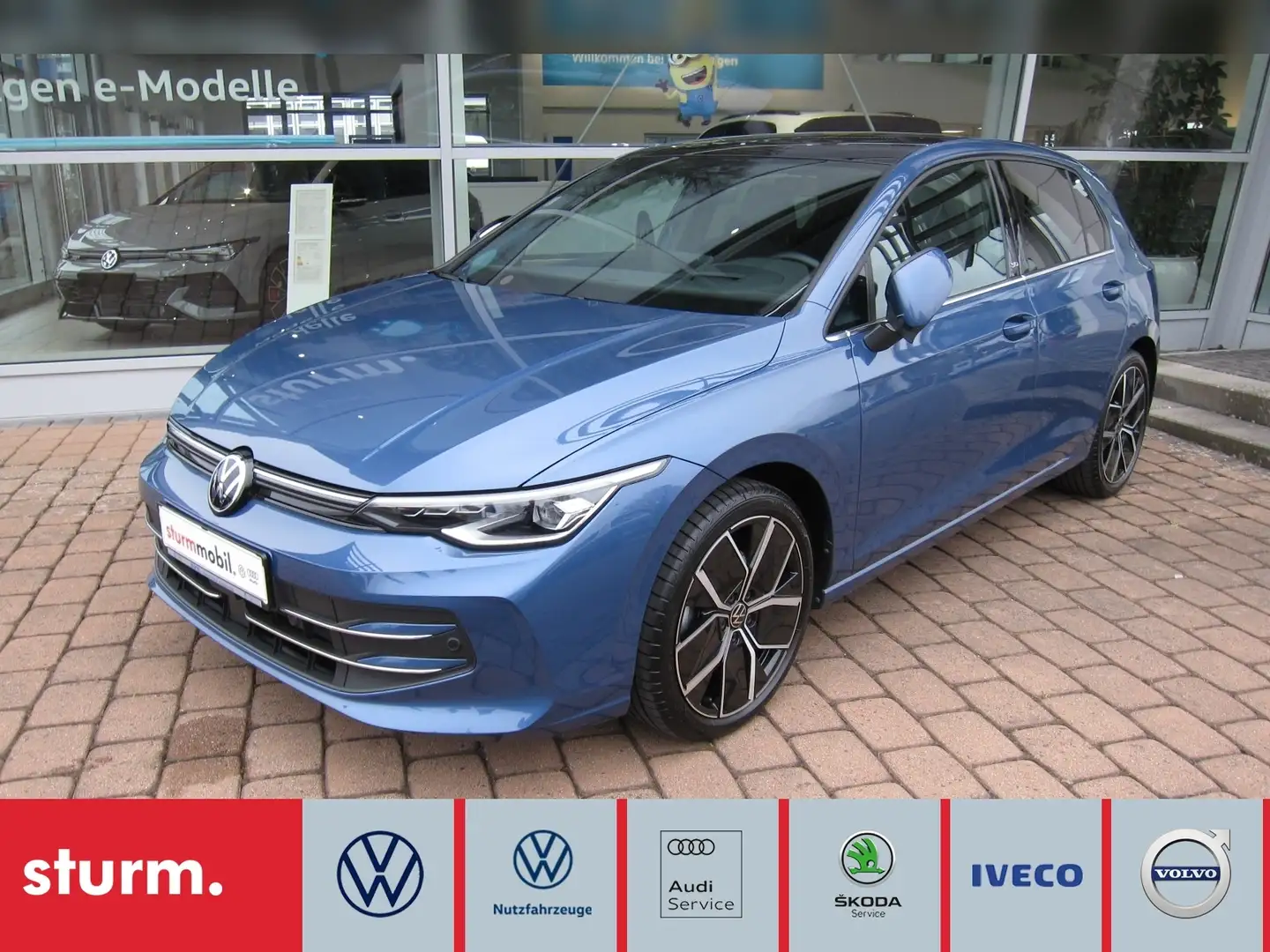 Volkswagen Golf EDITION 50 1,5 eTSI DSG *Navi,Pano,LED* Bleu - 1
