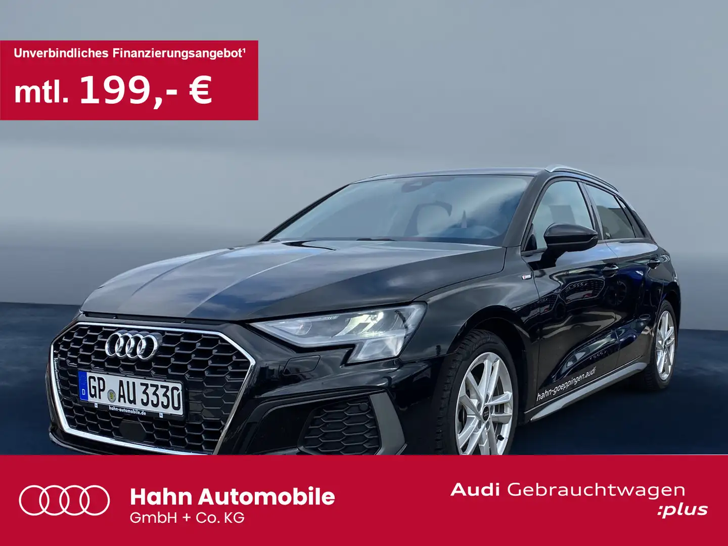 Audi A3 S-line 35TDI S-trc GRA Einparkh Vir Noir - 1