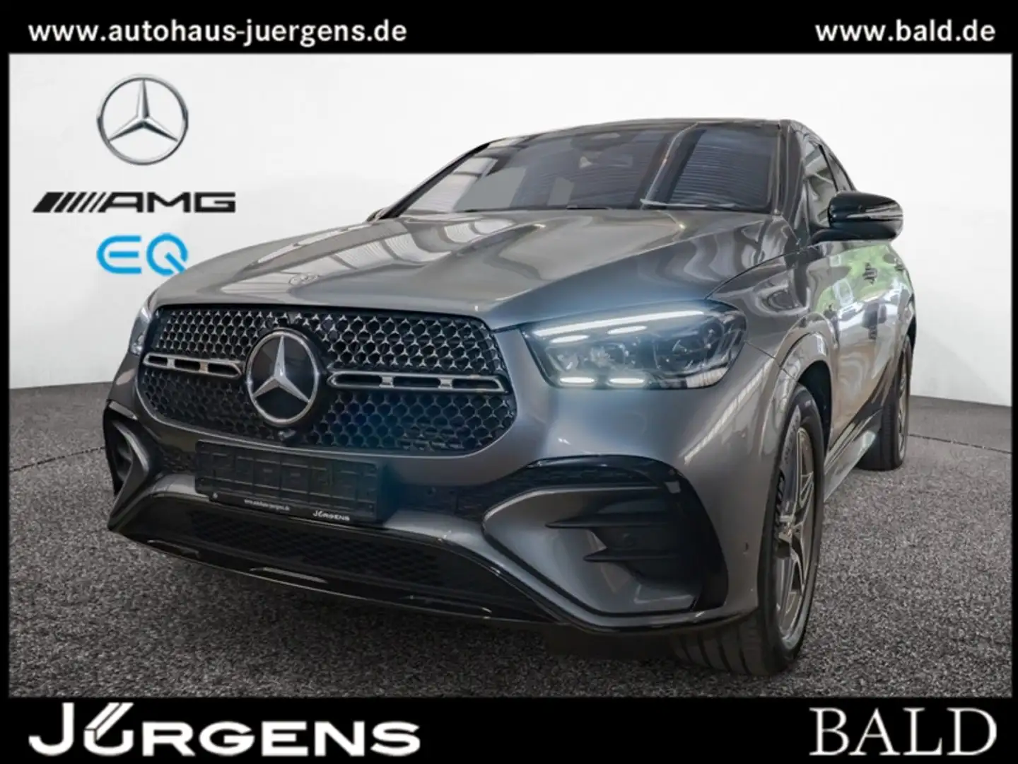 Mercedes-Benz GLE 400 e 4M Coupé AMG-Sport/Pano/Burm/AHK/Memo Grau - 1