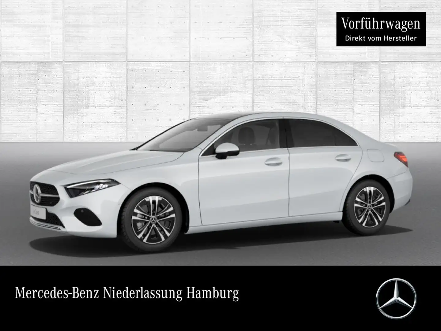 Mercedes-Benz A 200 d Lim PROGRESSIVE+PANO+AHK+LED+KAMERA+8G Weiß - 1
