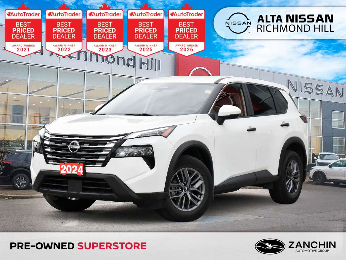 2024 Nissan Rogue S AWD | ONE OWNER | LOW MILEAGE | No Accident | Ap