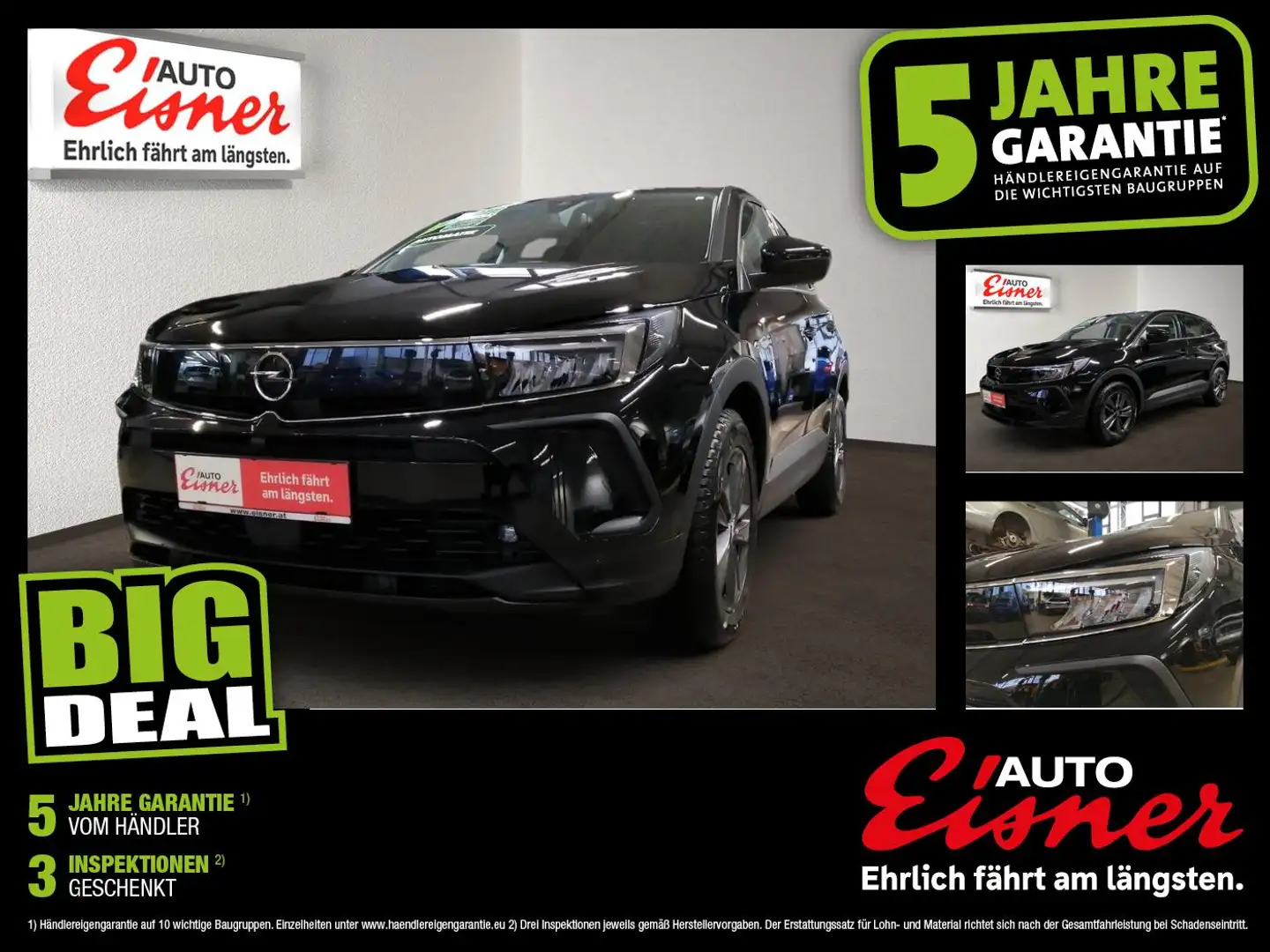 Opel Grandland EDITION 1.5 Lenkrad + Sitzheizung Schwarz - 1