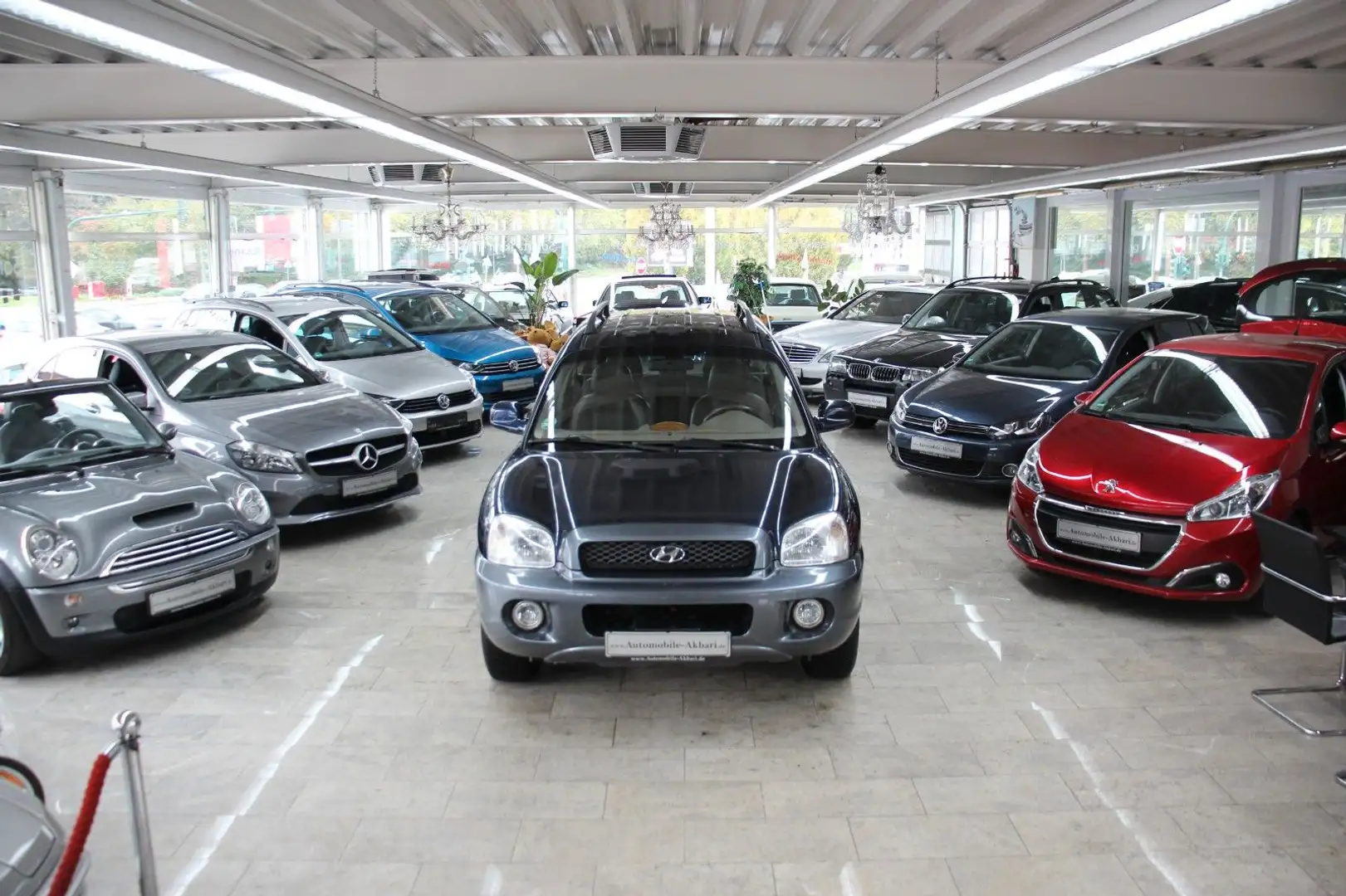 Hyundai SANTA FE 2.0 GLS CRDI Leder Blau - 1